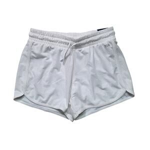 DSG Stride Run Shorts Girls L White Mesh